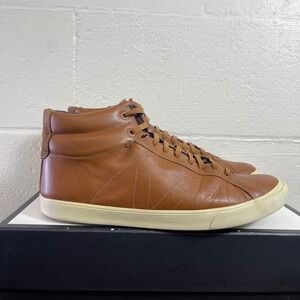 VEJA High Top Brown Leather‎ Sneakers Lace up Men's Size 11 US/10 UK